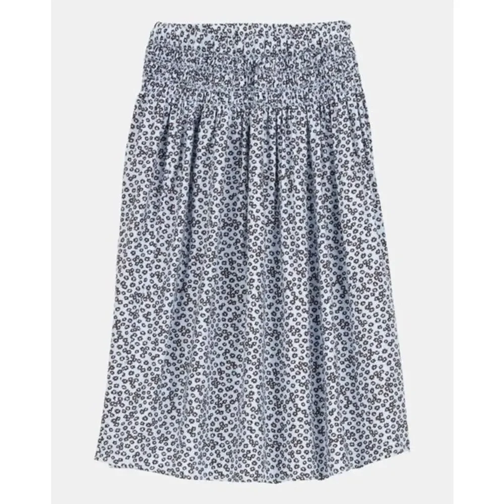 Carter's Kid Floral Maxi Skirt - Blue Size 7 - Excellent Condition
